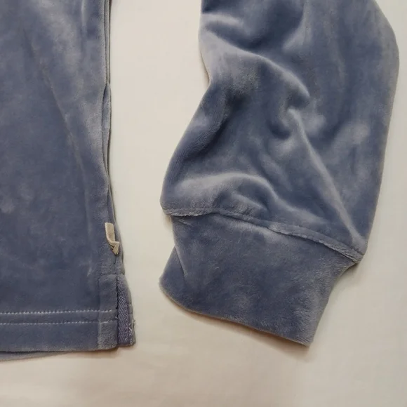 UGG Belden Velour Lounge SET Hoodie & Joggers Dusty Blue XS 2-Piece - Picture 5 of 16